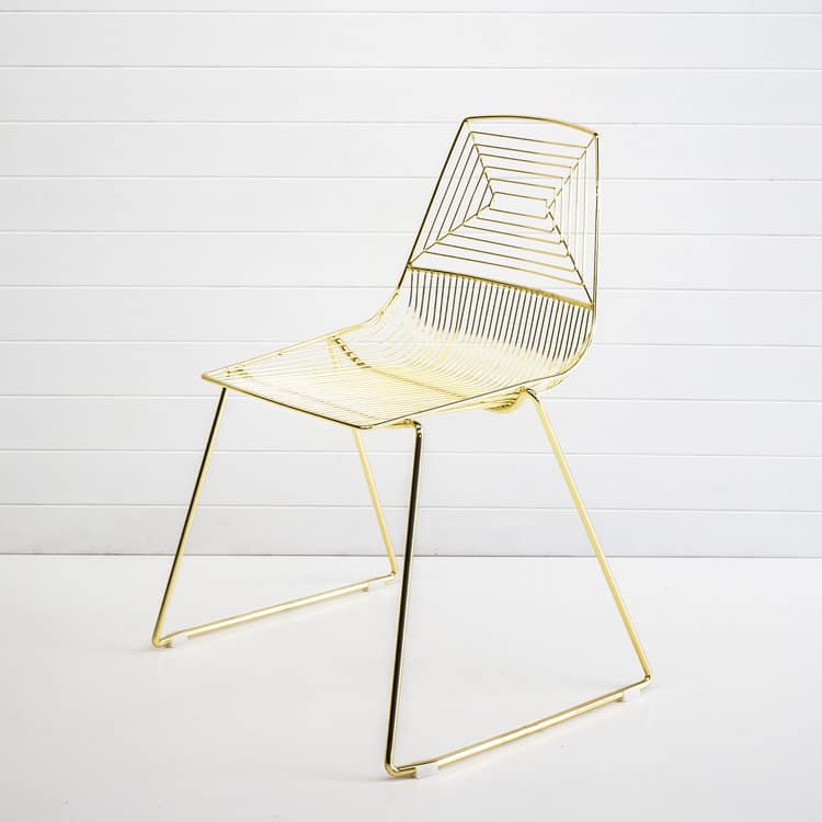 GOLD SOHO DINING CHAIR