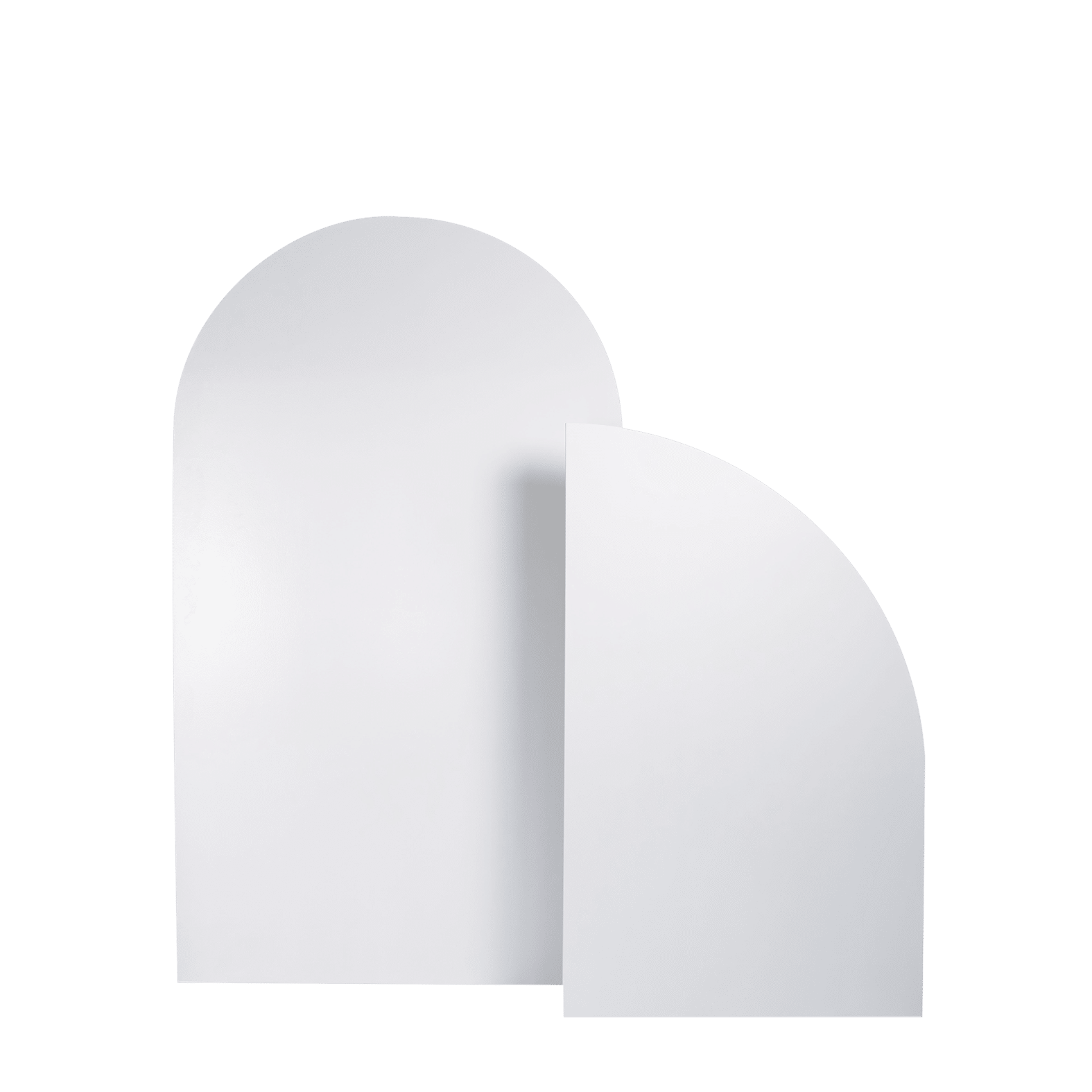 Arch Backdrop LARGE DUO - White & White