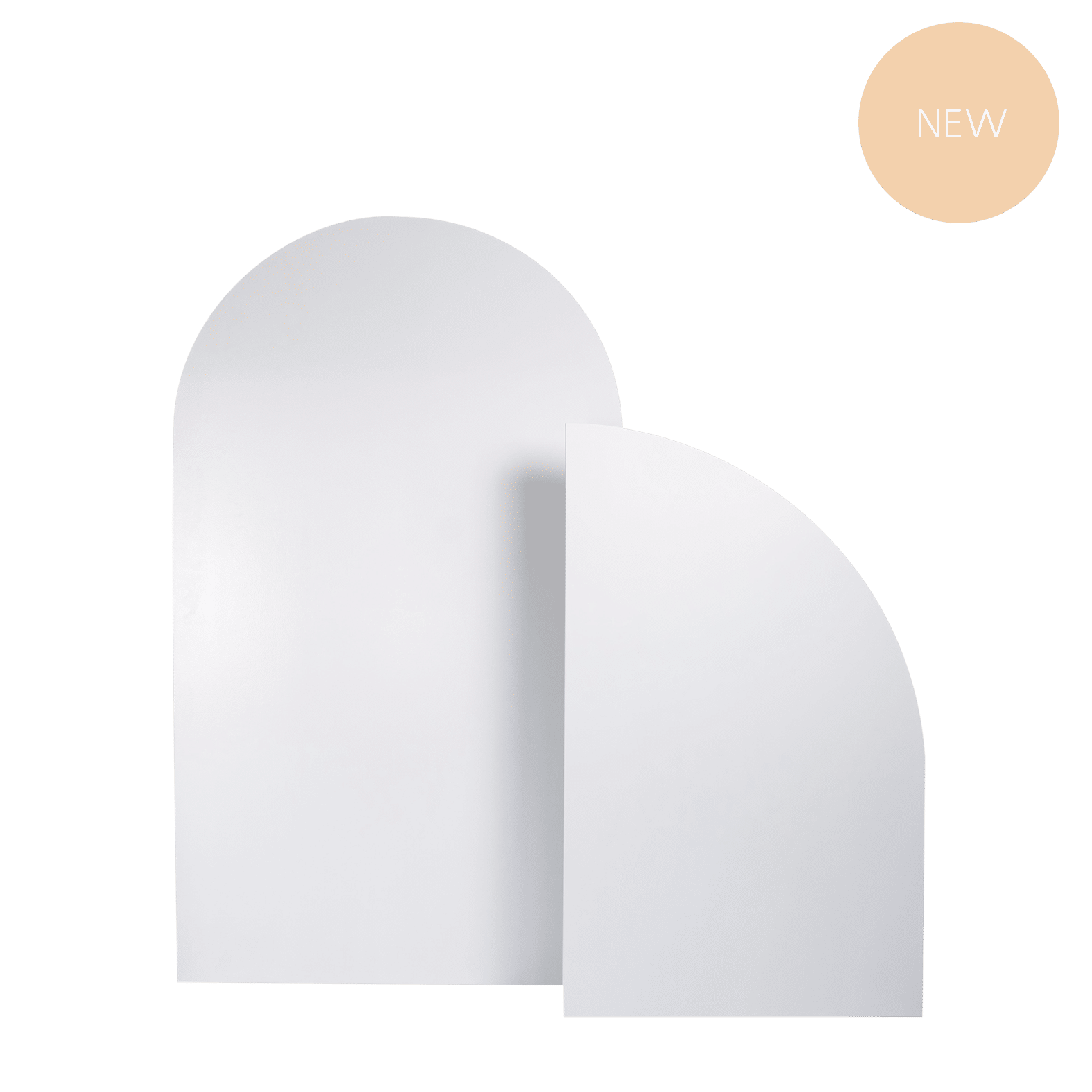 Arch Backdrop LARGE DUO - White & White_New