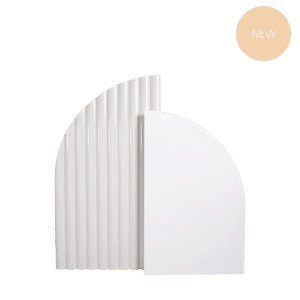 Arch Backdrop MEDIUM DUO - Cream Textured & White_New