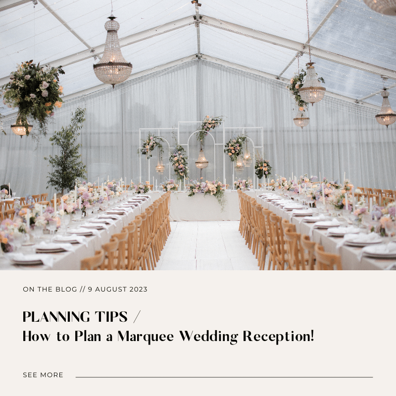 How to Plan a Marquee Wedding Reception on the Gold Coast, Brisbane and Byron Bay!