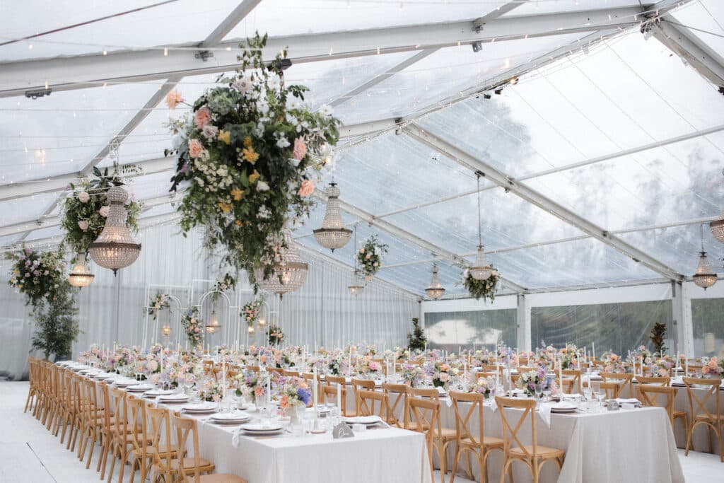 How to plan a marquee wedding reception hampton event hire1