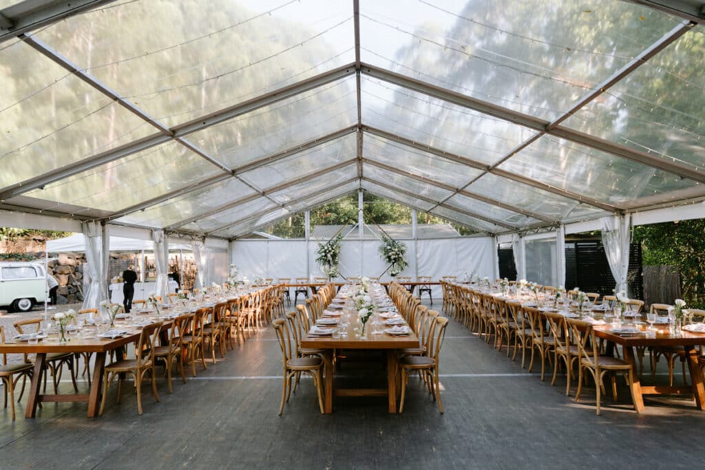 How to plan a marquee wedding reception hampton event hire18