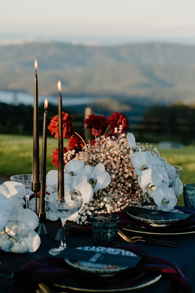 Moody Wedding Table Styling Ideas1