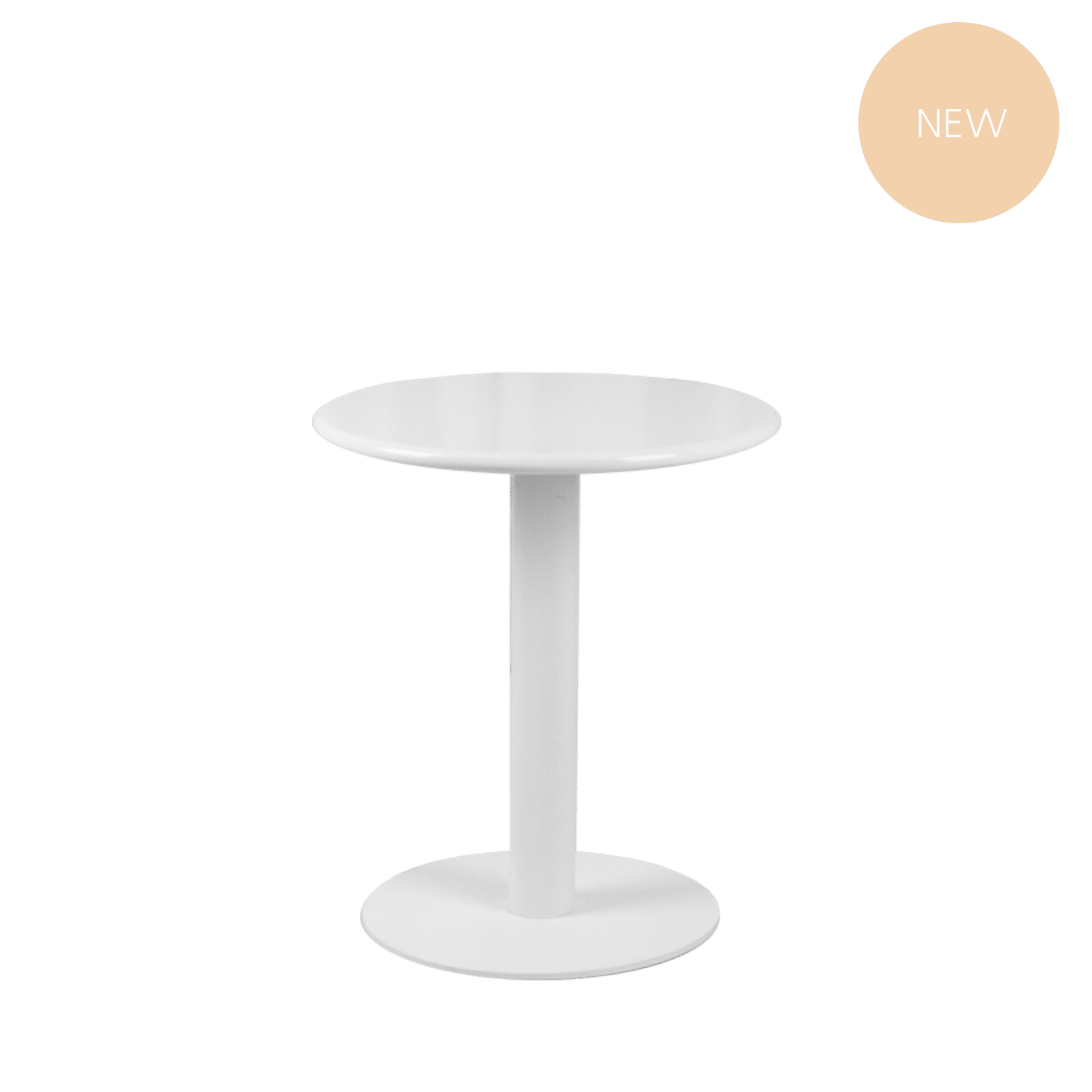 Otto Side Table - White Hire For Weddings & Events | Hampton Event Hire