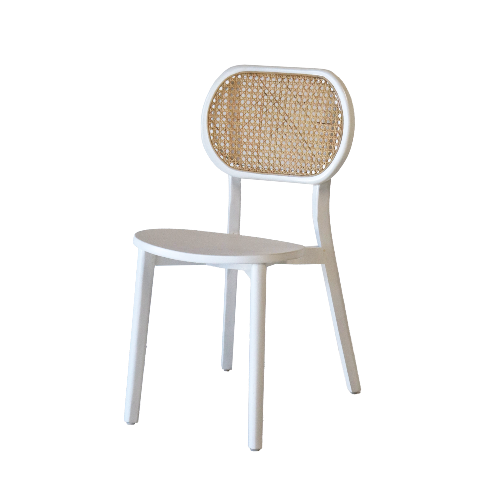 White and Rattan Chair Hire